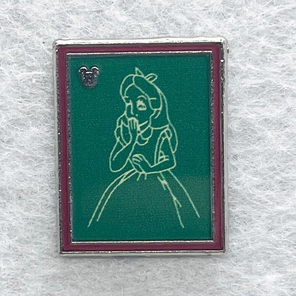 🔮 5/$25 Disney Chalk Sketches Alice in Wonderland‎ Pin